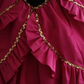 Barbie pink fitted bob with a full skirt, long ball gown, bridal dress R6819