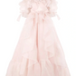 Light pink off-the-shoulder cake skirt ball gown R8562