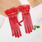Halloween lace gloves bridal gloves bow hot diamond mesh sunshade sexy sleeves     S6275