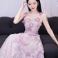 Tulle Glitter Applique Corset Prom Gown ,  Dreamy Purple Maxi Birthday Dress Ball Gown RS1834