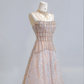 Light pink strapless fitted long ball gown with a classic and elegant style R8206