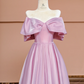 Light pink off-shoulder fitted long ball gown R8406