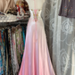 Gradient halter neck rhinestone fitted mermaid gown, ball gown R6301
