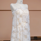 Light apricot halter-neck long straight-cut ball gown, bridal dress R8348