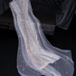 White V-neck fitted long ball gown/bridal dress R8807