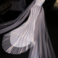 White strapless fitted long ball gown/bridal dress R8718