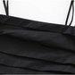 French holiday style long black 2025 new suspender temperament dress R2658