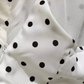 French dress halter neck polka dot white female island vacation travel seaside sexy skirt R0285