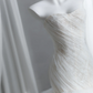 Off-white strapless fitted waist slim hip sexy long ball gown R8437