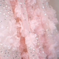 Light pink strapless fitted waist long ball gown/bridal dress R8898
