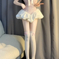 French style high-grade suspender dress for women summer sweet waist bud skirt R3143