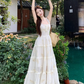 Fairy waist skirt travel photo shoot long skirt exposed waist suspender dress R1763