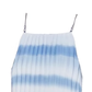French blue gradient suspender dress 2025 new seaside holiday skirt wave skirt beach skirt R0169
