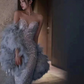 Sexy Mermaid Sequins Glitter Prom Gown ,Sparkly Sliver Maxi Evening Dress Ball Gown RS2034