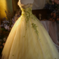Light green strapless fitted waist ball gown/bridal dress R7275