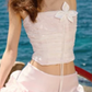 Pink tube top hip sexy short skirt suit homecoming dress R4523