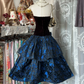 Retro tube top waist slim A-line short skirt ball gown R6184