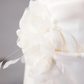 White halter-neck, fitted waist, sexy long ball gown/bridal dress R9019