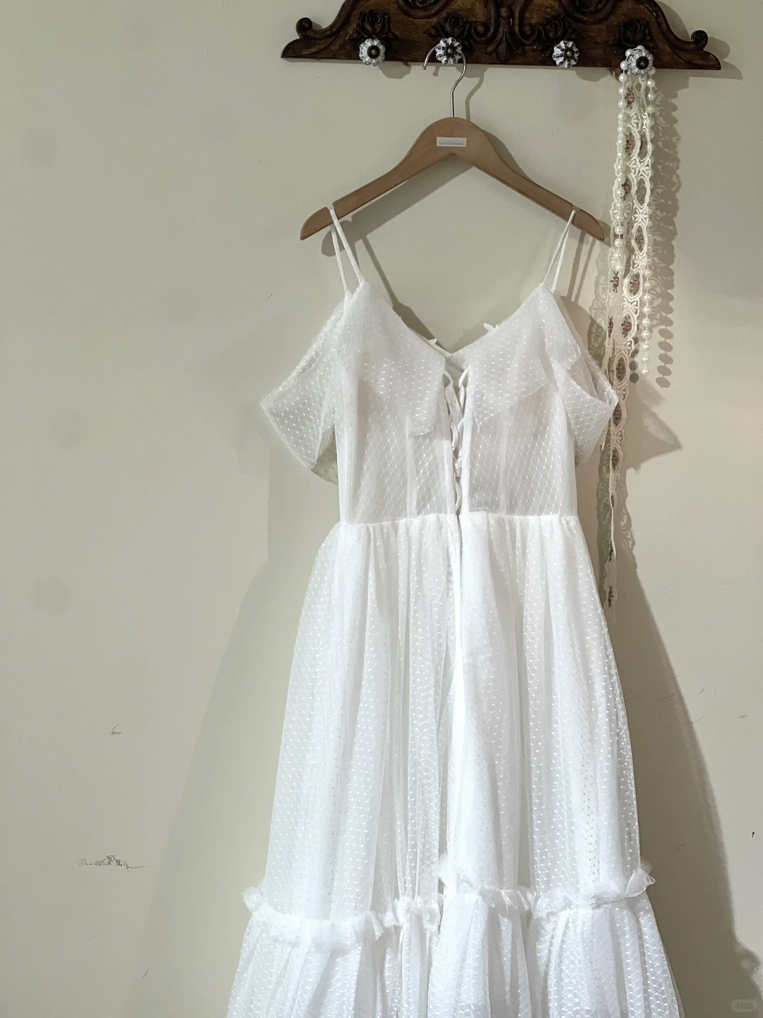 White strapless one-shoulder waist slim long skirt homecoming dress R4361