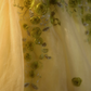 Light green strapless fitted waist ball gown/bridal dress R7275