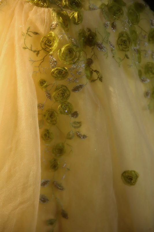 Light green strapless fitted waist ball gown/bridal dress R7275