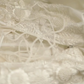 White strapless lace-trimmed long ball gown with a classic and elegant design R6743