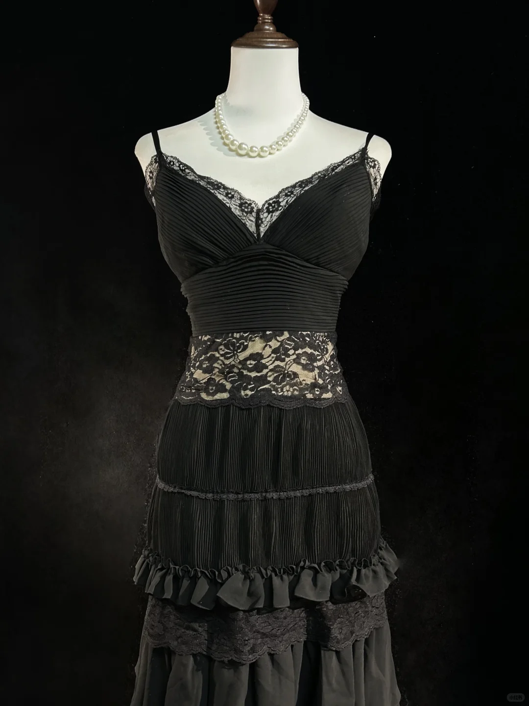 Black suspender waist cake skirt mid-length skirt homecoming dress R4930