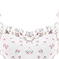 Super fairy floral princess puffy skirt for petite girls with slim waist and lace hem suspender dress R0154