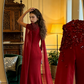 Red, fitted, bodycon, sexy long ball gown/bridal dress R8596
