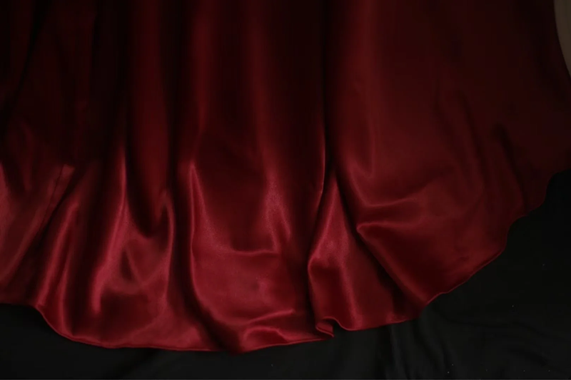 Red halter-neck fitted long ball gown, elegant and sophisticated R6704