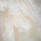 Light apricot strapless, fitted waist, full skirt, long ball gown, bridal dress R8900