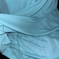 Light blue halter neckline with beaded details, fitted waist, elegant long ball gown R6903