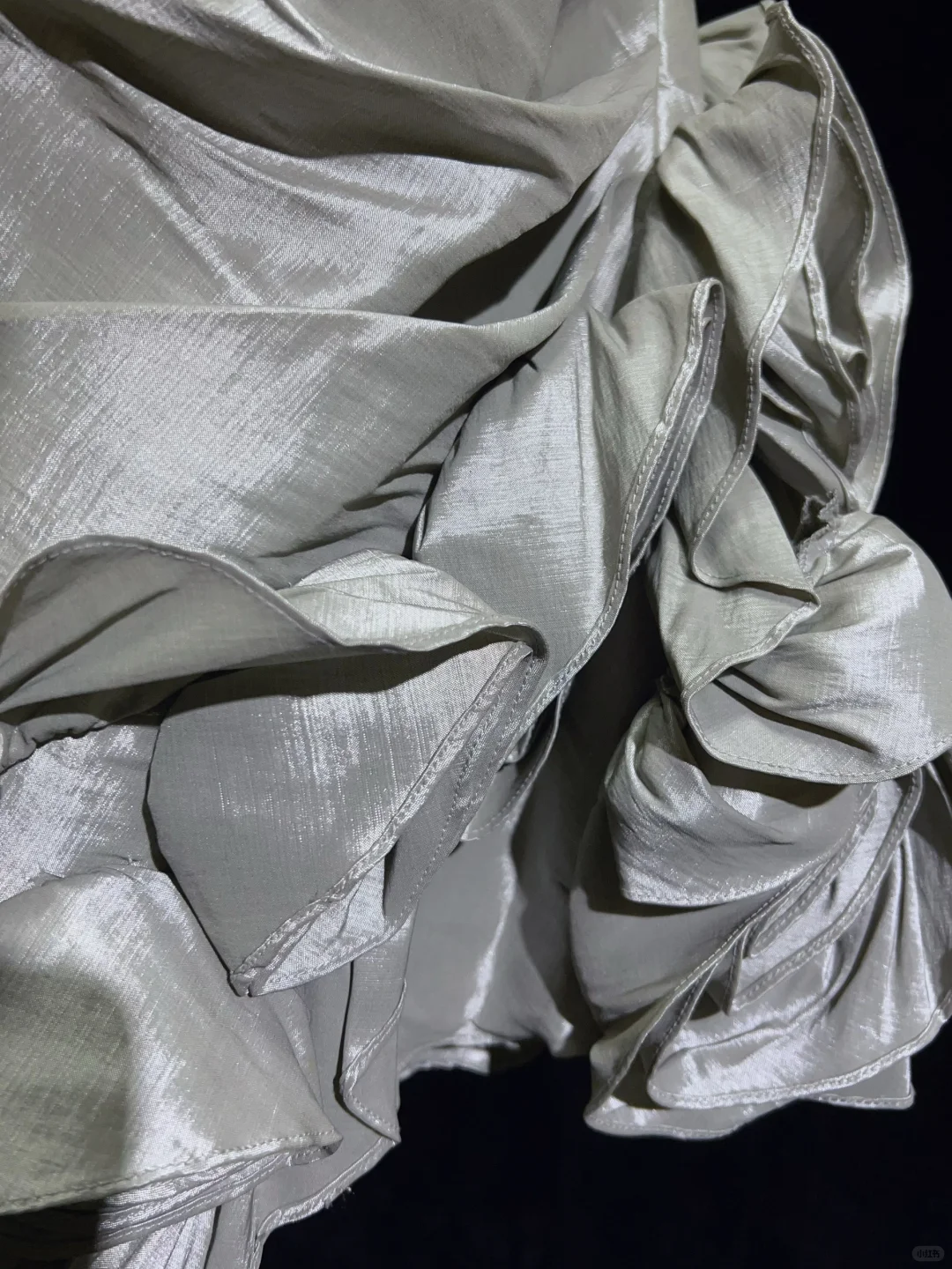 Light grey strapless tube top with rhinestones, slim waist and floral skirt, homecoming dress R4972