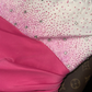 Color-blocked strapless fitted long ball gown R6885