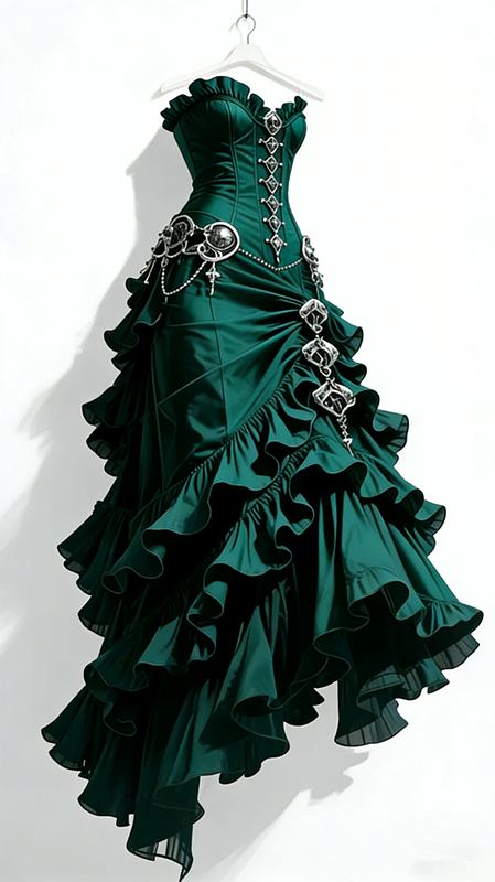 Black strapless fitted long ball gown R7210