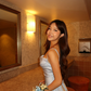 Light gray-blue halter-neck satin sexy prom dress R7525