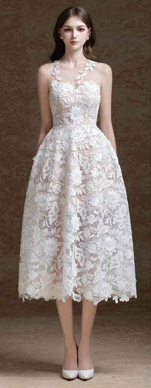 White off-shoulder strap waist slim fit puffy long skirt homecoming dress R4914