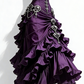 Black strapless fitted long ball gown R7210
