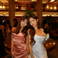 Light gray-blue halter-neck satin sexy prom dress R7525