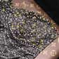 Black strapless fitted waist slim-fitting ball gown with yellow skirt R7005