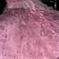 Pink halter-neck fitted bodycon mermaid tiered skirt ball gown R6965