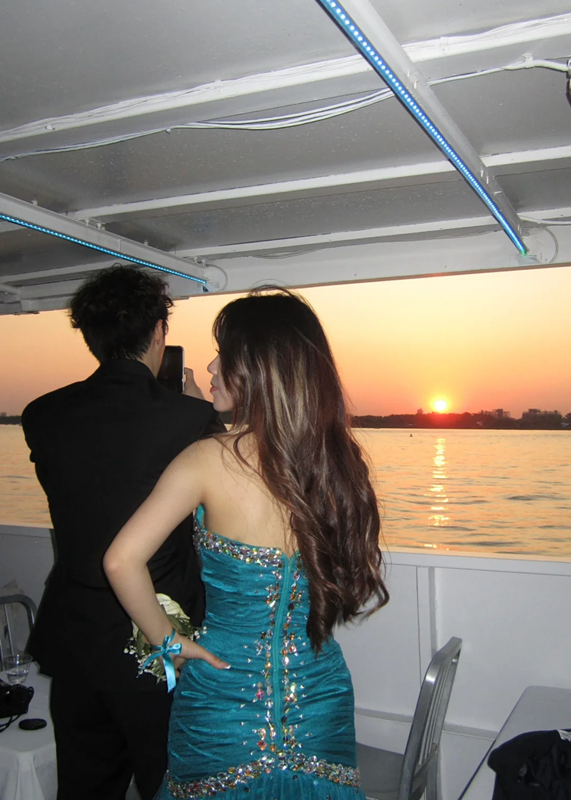 Lake blue tube top slim waist pleated hip sexy long skirt ball gown, bridal gown R6065