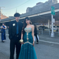 Lake blue tube top slim waist pleated hip sexy long skirt ball gown, bridal gown R6065