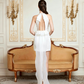Sweet Spaghetti Strap Tiered Mini Dress with Bow Accent R9151