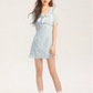 Fairycore Light Blue Lace Embroidery Dress With Puff Sleeves And Ruffle Hem R9303