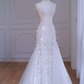 White rhinestone tube top slim waist hip fishtail sexy long dress bridal gown R5848
