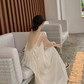 Beach vacation dress travel wear loose backless long suspender dress R0197