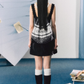 French pure black suspender dress sexy lace skirt R3323
