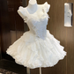 Tea break French pure desire ballet suit super fairy princess skirt forest style tutu skirt R1637