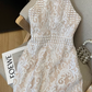 French sleeveless halter dress for women summer 2025 new style waist short hip skirt sexy dress R3952